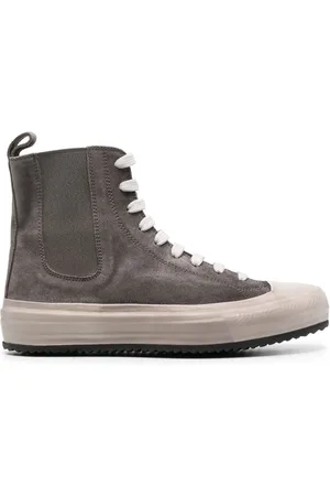 Officine creative High-top suede sneakers