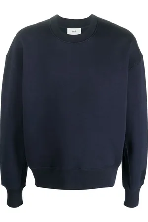 Ami Logo-patch crew-neck sweatshirt