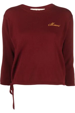 Marni Logo-embroidered cashmere jumper