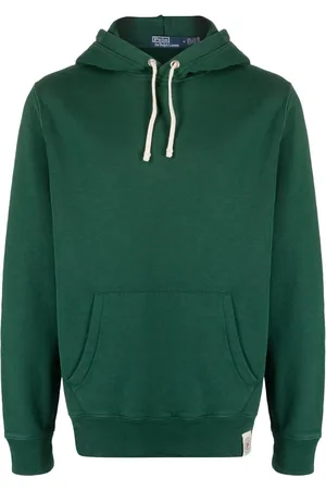 Ralph Lauren Logo-patch drawstring hoodie