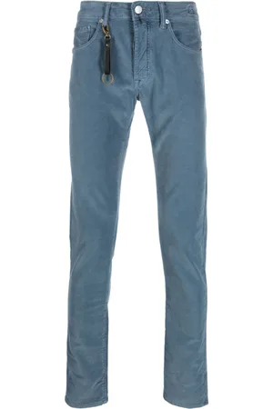 Incotex Tapered-leg key-pendant jeans