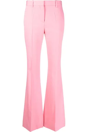 VERSACE Flared virgin wool trousers