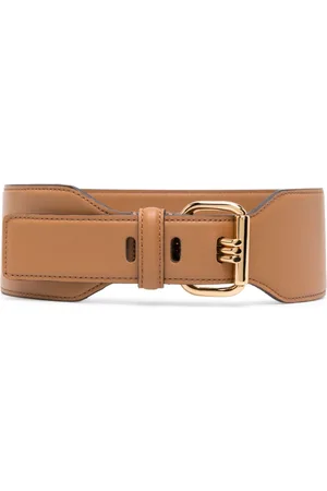 Etro Logo-buckle leather belt