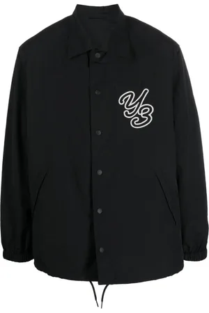 Y-3 Logo-embroidered shirt jacket