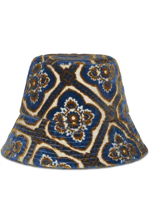 Etro Patterned-jacquard terry-cloth bucket hat