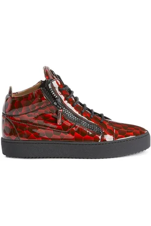 Giuseppe Zanotti Kriss geometric-pattern glazed sneakers