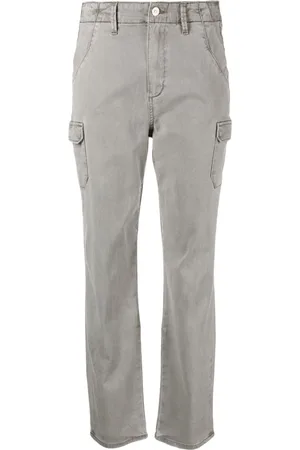 Paige High-waist straight-leg jeans