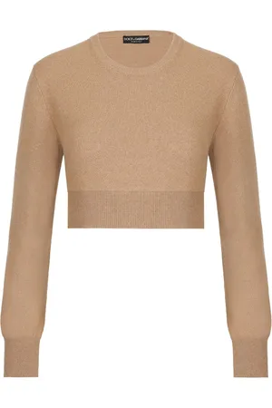 Dolce & Gabbana Cashmere-blend cropped jumper