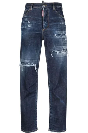 Dsquared2 Distressed-effect high-waisted jeans