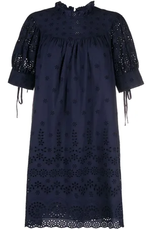 Ralph Lauren Broderie anglaise cotton minidress
