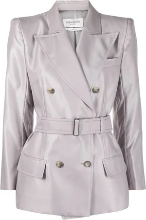 Saint Laurent 2000 belted double-breasted blazer