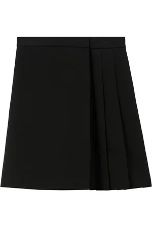 Burberry Jersey pleated skirt