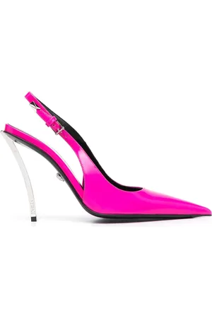 VERSACE Pin Point 115mm slingback pumps