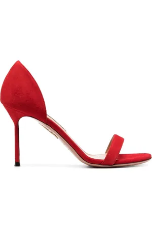 Aquazzura Uptown 90mm leather sandals