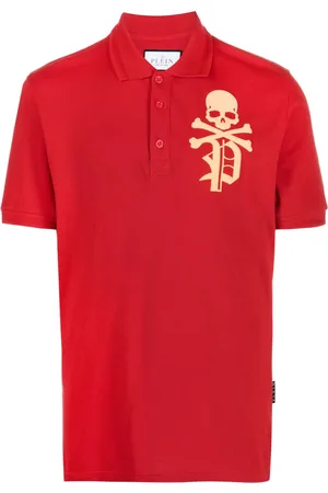 Philipp Plein Logo-print cotton polo shirt