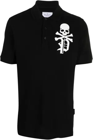 Philipp Plein Skull & Bones piqué polo shirt