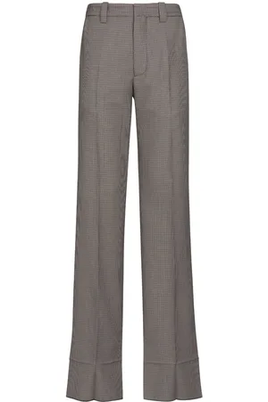 Marni Houndstooth-pattern straight-leg trousers