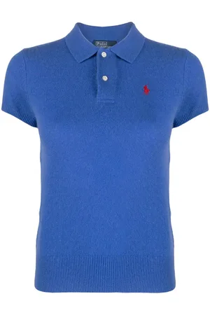 Ralph Lauren Polo Pony cashmere polo top