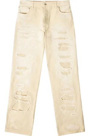 Heron Preston Straight-leg distressed-finish jeans