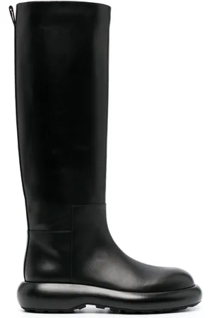 Jil Sander Knee-high flat leather boots