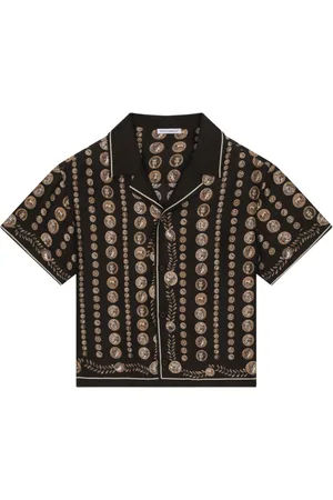 Dolce & Gabbana Coin-print silk shirt