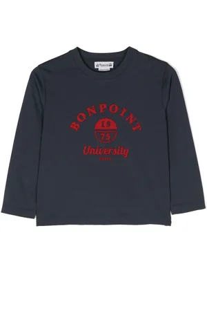 BONPOINT Logo-print long-sleeve T-shirt