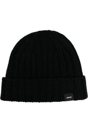 Aspesi Logo-patch ribbed beanie