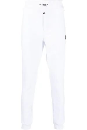 Philipp Plein Logo-plaque cotton track pants