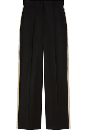 Palm Angels Knit-tape straight trousers