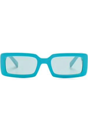 Dolce & Gabbana Logo-engraved rectangle-frame sunglasses