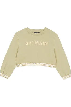 Balmain Logo-print cotton sweatshirt