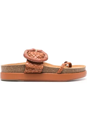 JOHANNA ORTIZ Broadwalk Romance leather slides