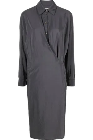 LEMAIRE Silk-blend midi dress