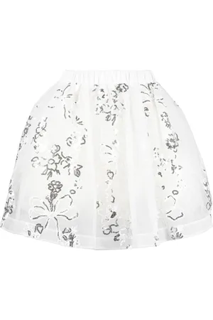 Simone Rocha Sequin-embellished tulle miniskirt