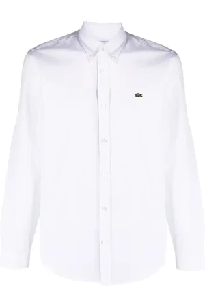 Lacoste Logo-patch cotton shirt