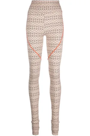 Patrizia Pepe Monogram-print leggings