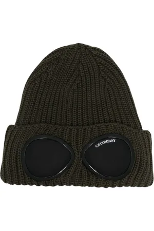 C.P. Company Goggles-detail ribbed beanie