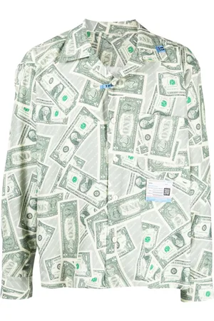 Maison Mihara Yasuhiro Dollar Bill long-sleeve shirt