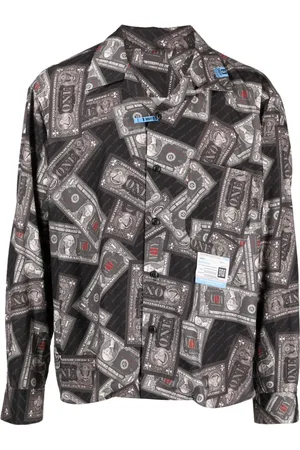 Maison Mihara Yasuhiro Dollar Bill long-sleeve shirt