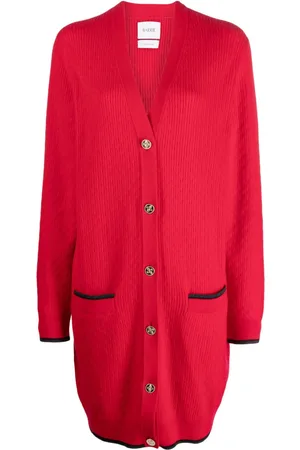 Barrie Button-up cashmere cardi-coat