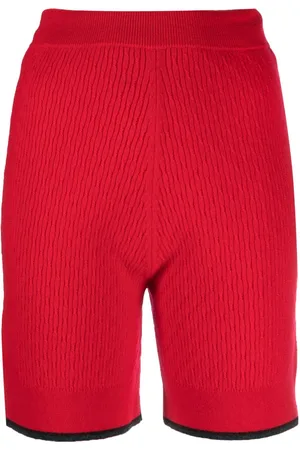 Barrie Elasticated-waist cashmere shorts