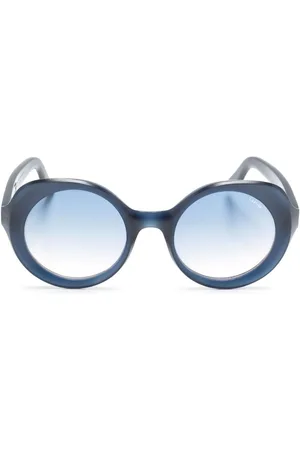 LAPIMA Carlota Natural round-frame sunglasses