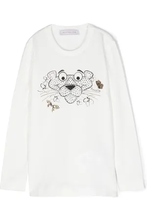 MONNALISA Pink Panther long-sleeve T-shirt