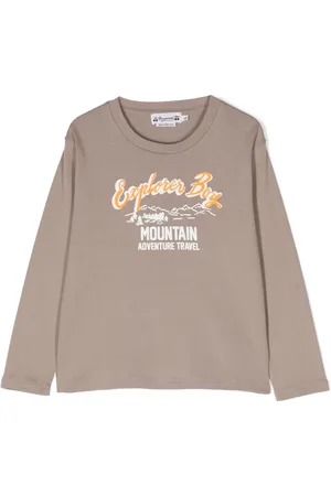 BONPOINT Explorer Boy-print crew-neck sweatshirt