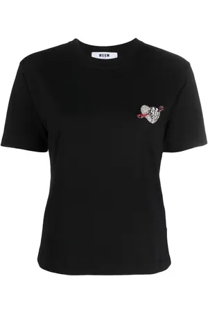 Msgm Logo-print cotton T-shirt