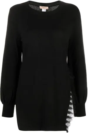 Twin-Set Corded lace-trim jumper