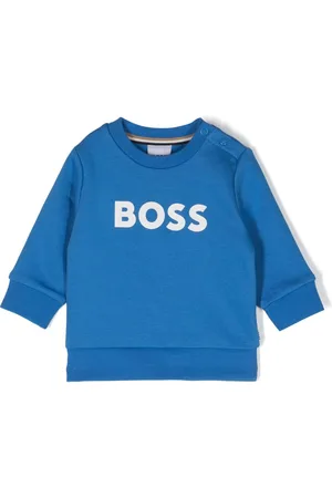 HUGO BOSS Logo-print cotton sweatshirt