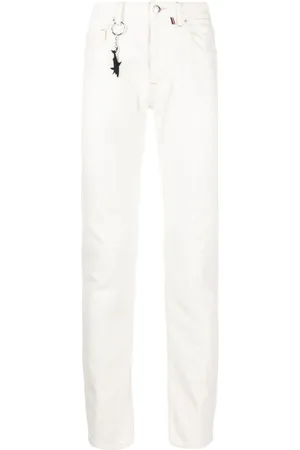 Paul & Shark Logo-charm slim-cut jeans