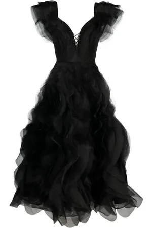 Ana Radu Fully-ruffled maxi dress