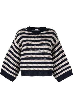 Brunello Cucinelli Striped knitted jumper